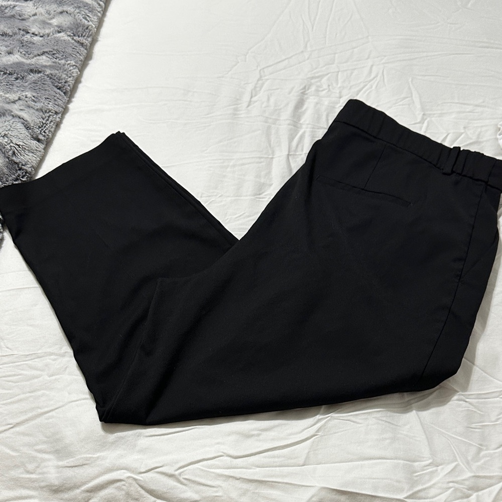 H&M Black Straight-Leg Women's Trousers